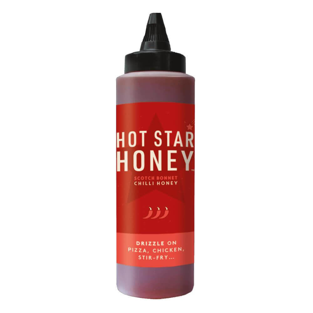 Hot Star Honey Scotch Bonnet Chilli Honey 340g